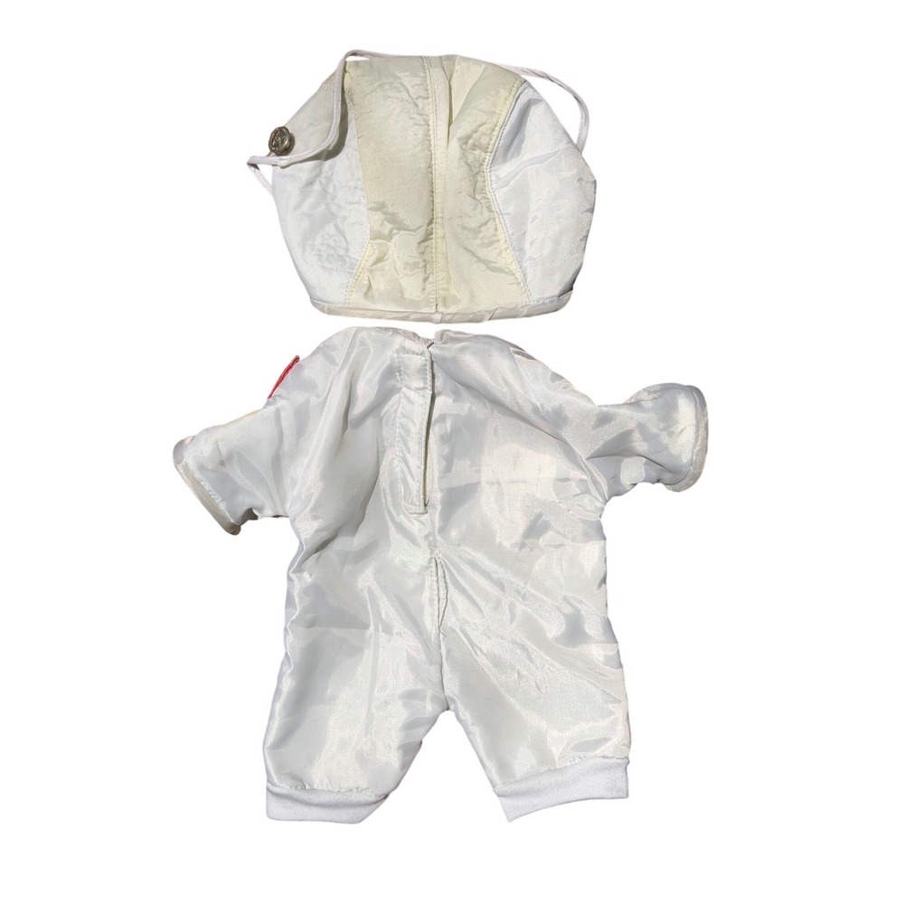 PlushWear by Stuff A Plush Astronaut Space Suit Teddy Bear Outfit‎ White 2pc Set - Picture 4 of 9